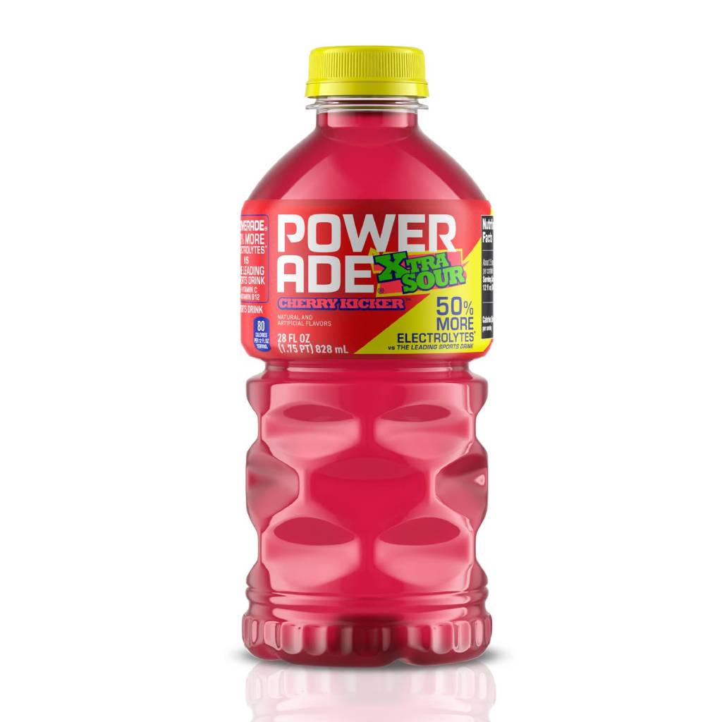 Powerade Xsour Cherry Kicker 828ml Powerade Xsour Cherry Kicker 828ml - Image 1