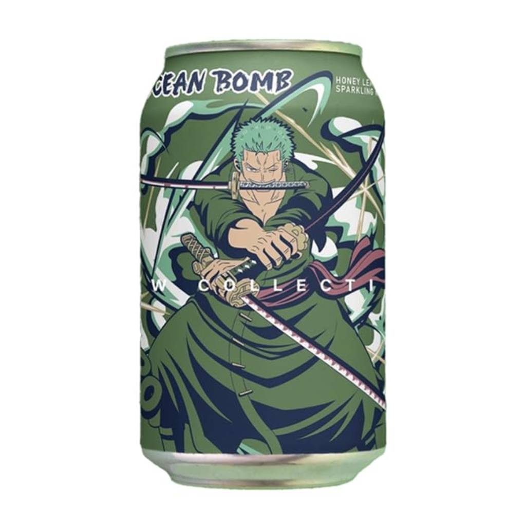 Zoro One Piece Sparkling Water Honey Lemon 330ml Zoro One Piece Sparkling Water Honey Lemon 330ml - Image 1