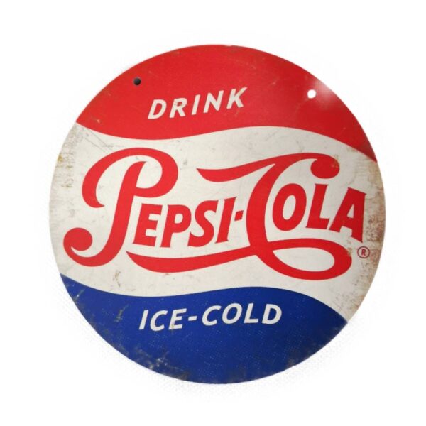 Διακοσμητικό Τοίχου Ξύλινο Pepsi Cola 20cm