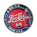 Μεταλλική Πινακίδα Στρογγυλή Pepsi Usa 20cm