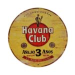 Μεταλλική Πινακίδα Στρογγυλή Havana Club 20cm