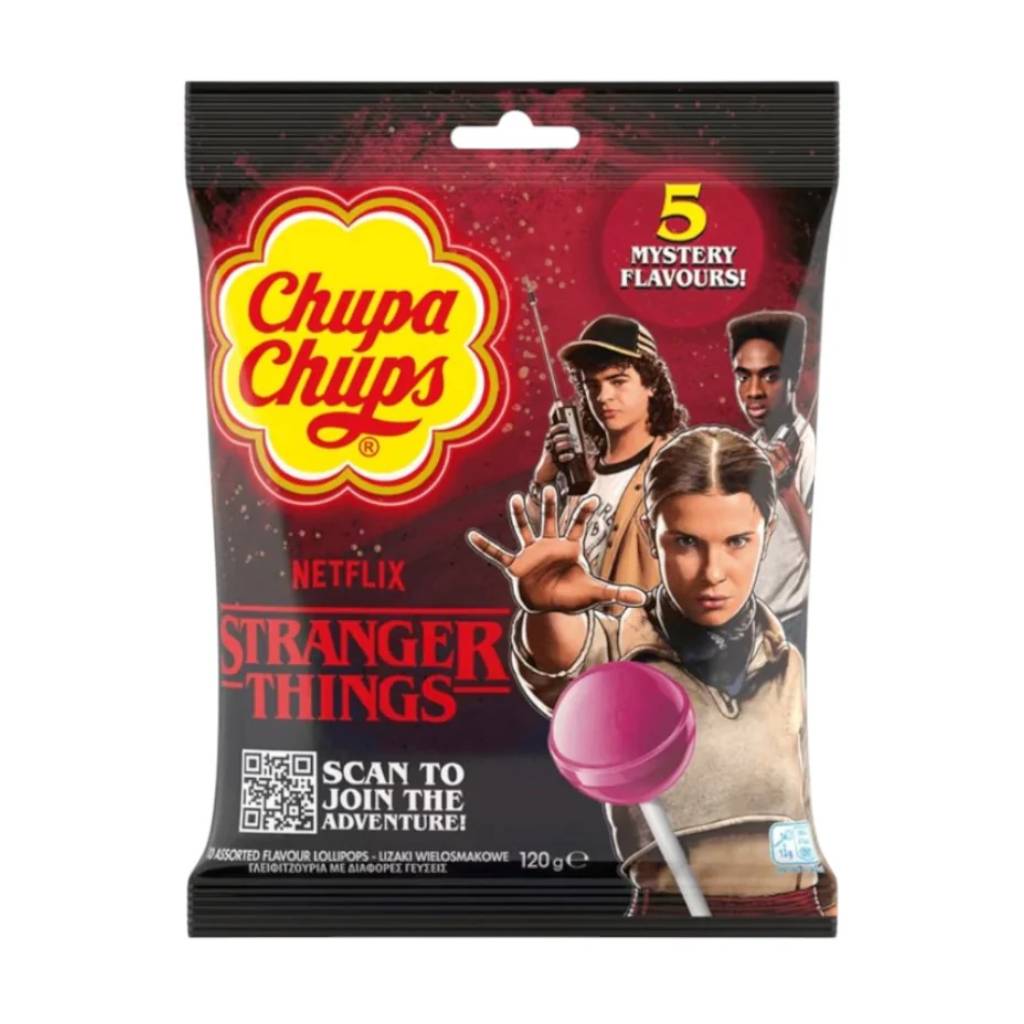 Chupa Chups Stranger Things Right Side Up Lollipop Chupa Chups Stranger Things Right Side Up Lollipop 120gr - Image 1