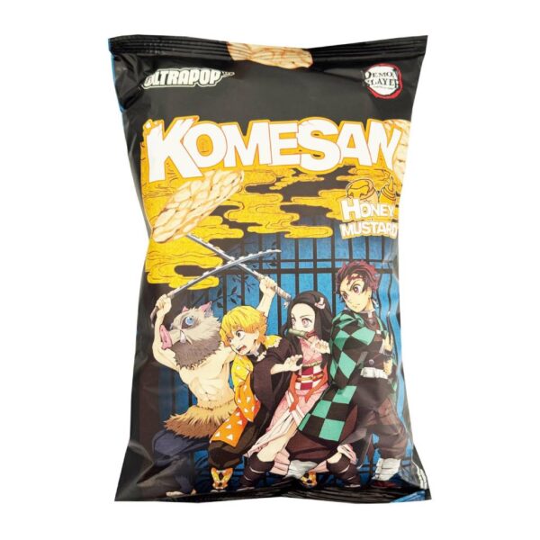 Komesan Rice Chips Demon Slayer Honey Mustard Flavor 60gr