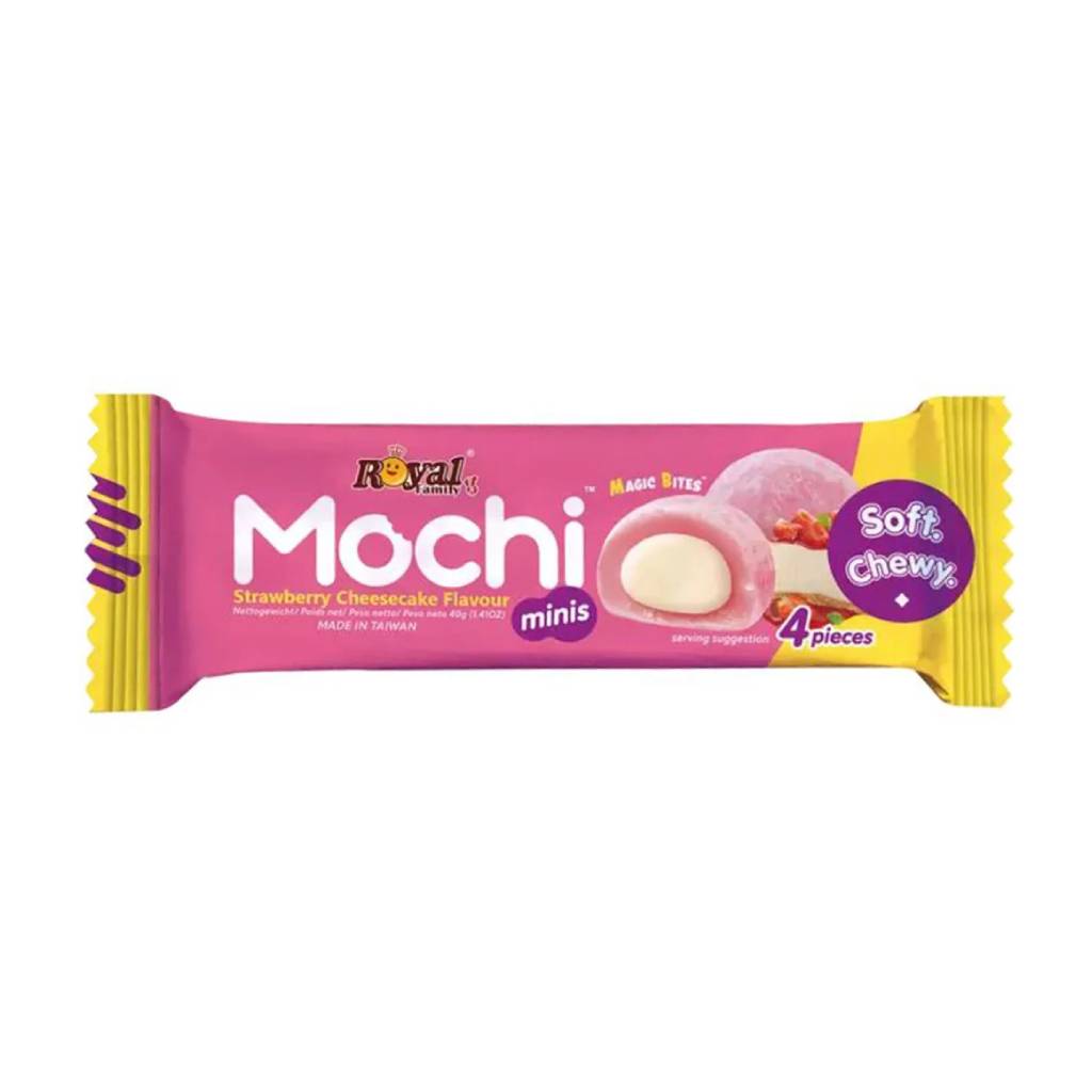 Royal Family Mochi Strawberry Cheesecake 40gr Royal Family Mochi Strawberry Cheesecake 40gr - Image 1