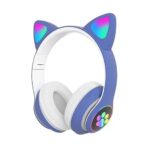 Ακουστικά Κεφαλής STN 28 Bluetooth Μπλε Headset