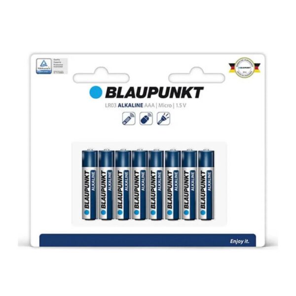 Αλκαλικές Μπαταρίες Υψηλής Απόδοσης Blaupunkt LR03 AAA 8τμχ