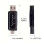 OEM Αναγνώστης Καρτών 4σε1 Διπλής Σύνδ USB-A n TypeC - Image 2