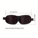 OEM Μάσκα Ύπνου Με Προσαρμοζόμενη Ζώνη - Μαύρη - Image 2