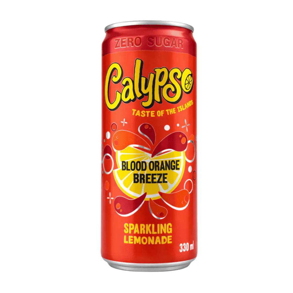 Calypso Blood Orange Breeze Zero Lemonade 330ml Calypso Blood Orange Breeze Zero Lemonade 330ml - Image 1