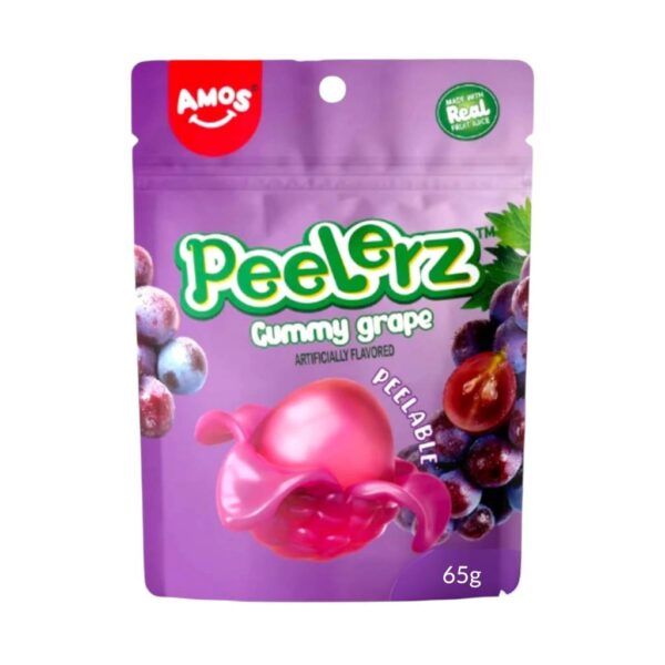 Amos Gummies Peelerz Grape 65gr