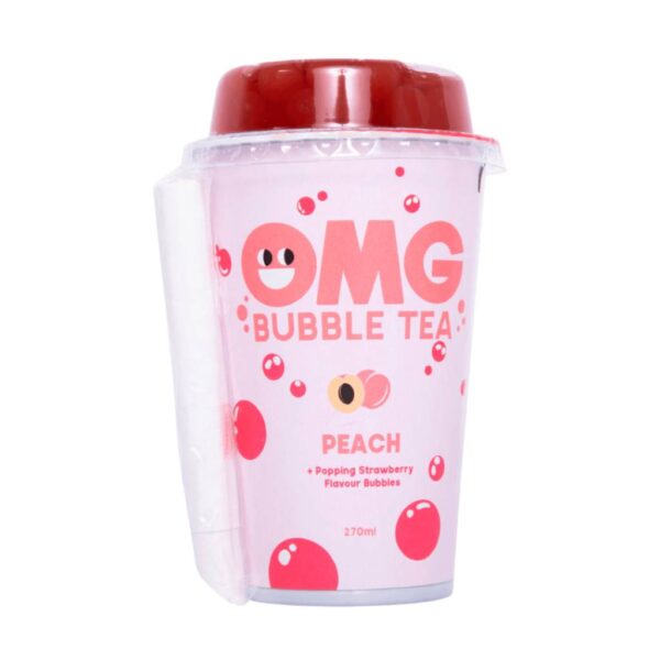 OMG Bubble Tea Peach Flaxor 270ml