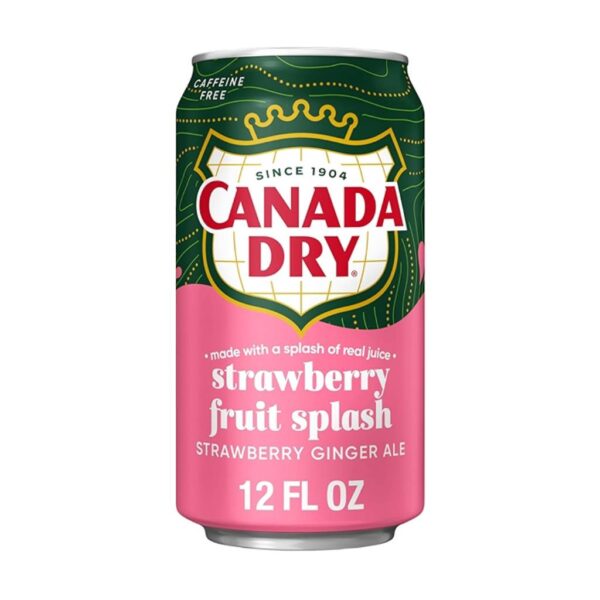Canada Dry Strawberry Fruit Splash 355ml