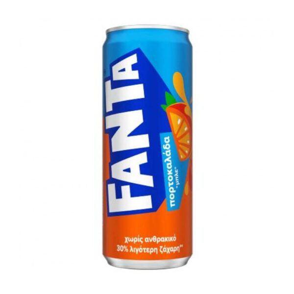Fanta Πορτοκαλάδα Μπλε 330ml