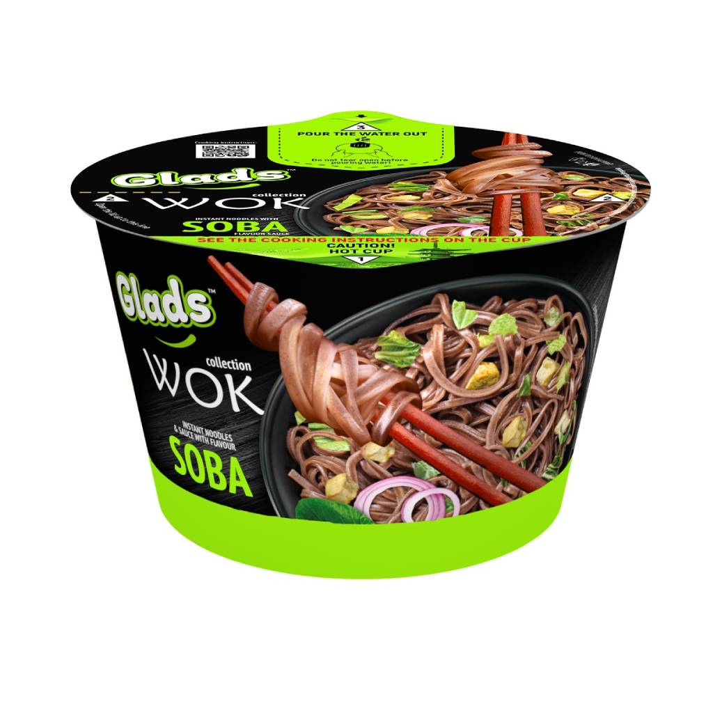 Glads Wok Noodles Soba Flavor 95gr Glads Wok Noodles Soba Flavor 95gr - Image 1