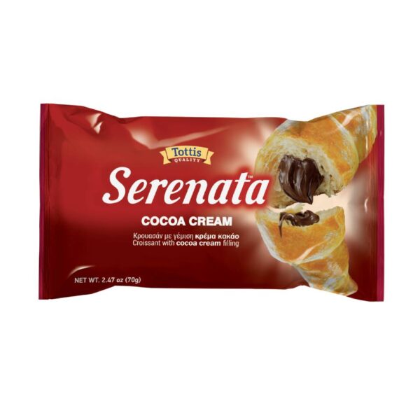 Serenata Croissant Κρέμα & Κακάο 70gr