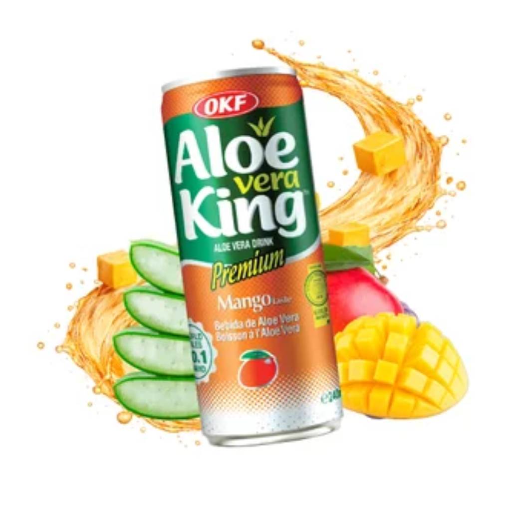 OKF Aloe Vera King Mango 240ml KOR OKF Aloe Vera King Mango 240ml KOR - Image 1