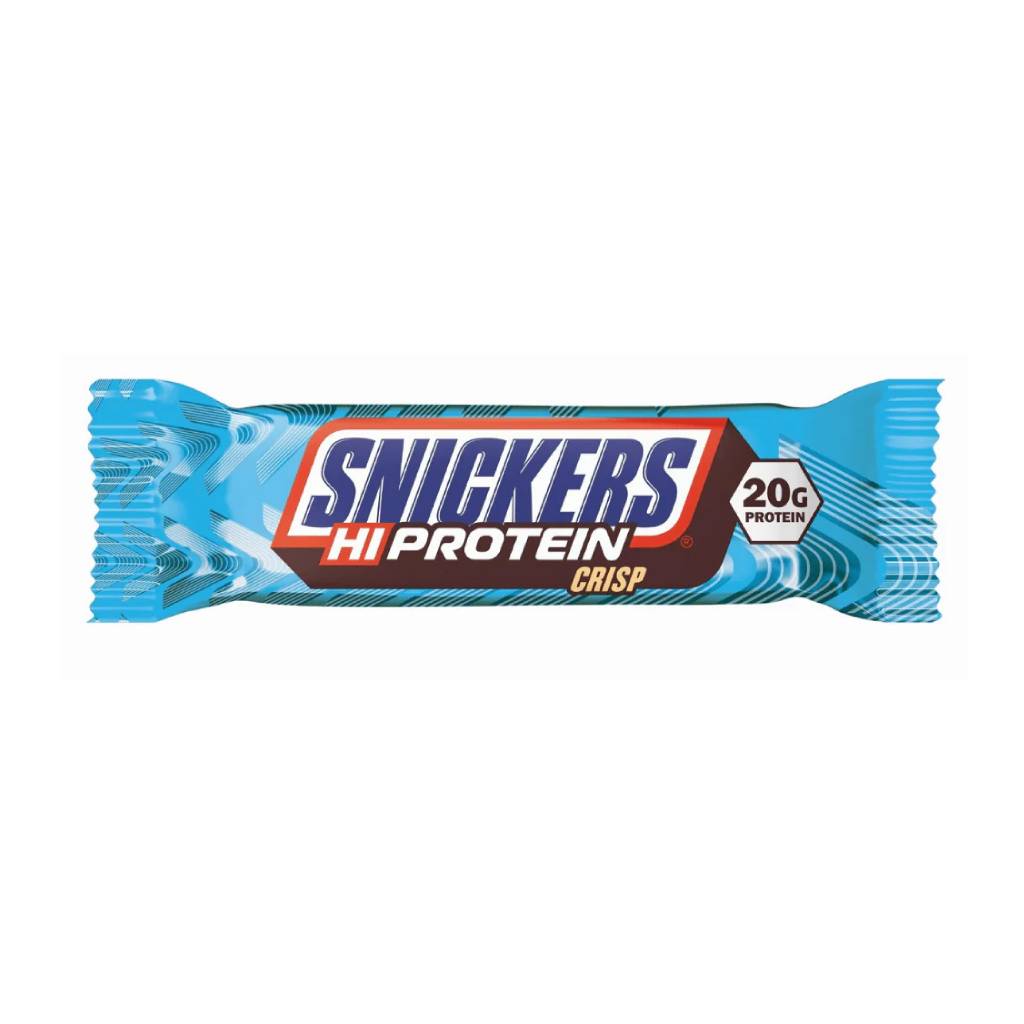 Snickers Hi Protein Low Sugar Bar Crispy 55gr Snickers Hi Protein Low Sugar Bar Crispy 55gr - Image 1