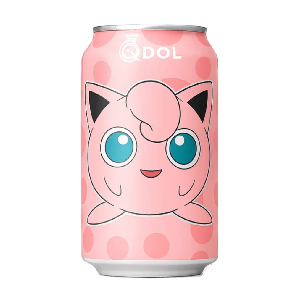 QDol Pokemon Jigglypuff Peach Sparkling Water 330ml CHN QDol Pokemon Jigglypuff Peach Sparkling Water 330ml CHN - Image 1