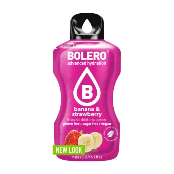 Bolero Φακελάκι Banana - Strawberry 12x3gr