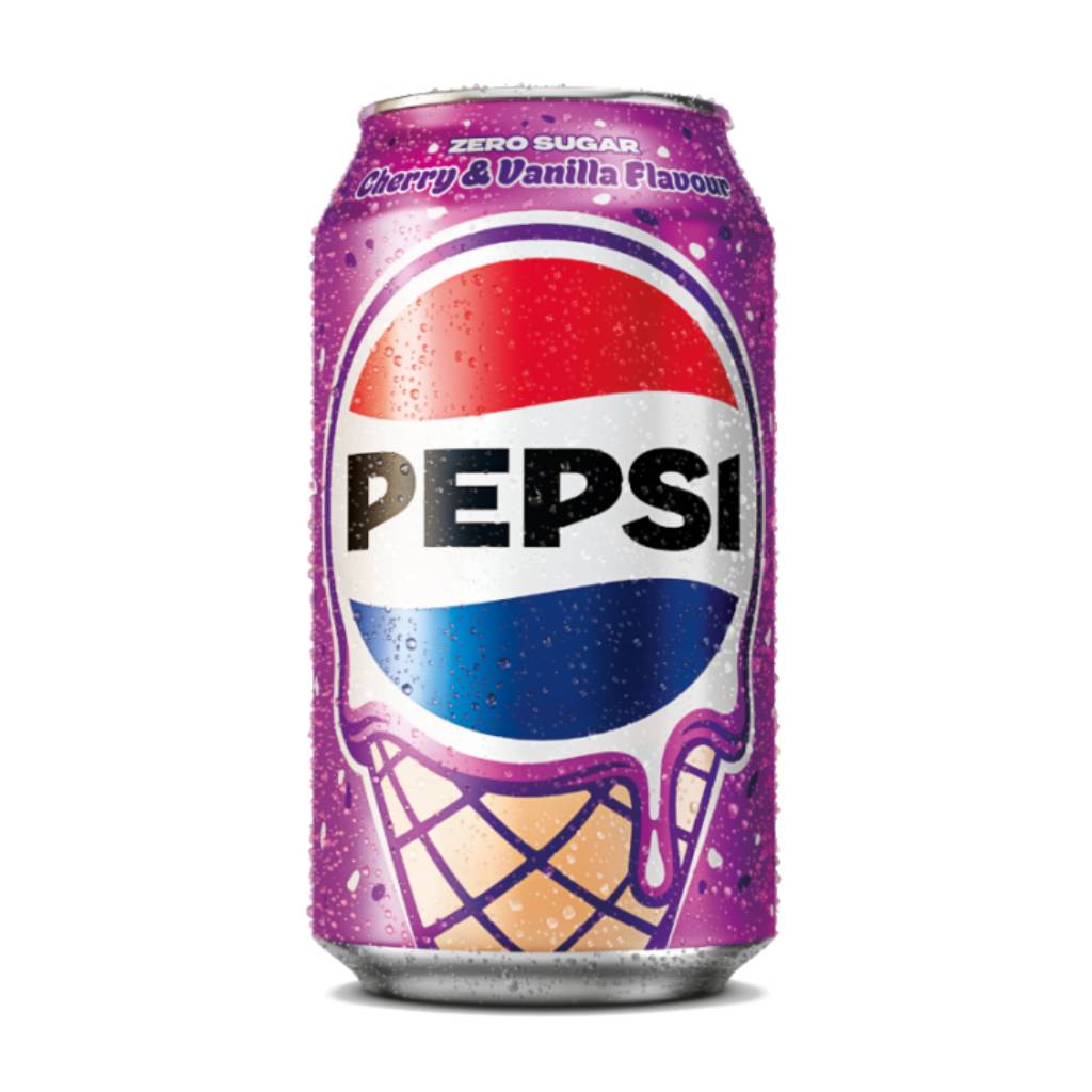 Pepsi Cherry Vanilla Zero Sugar 330ml Pepsi Cherry Vanilla Zero Sugar 330ml - Image 1