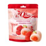 QLove Strawberry Traditional Mochi Standing Pouch 120g TWN