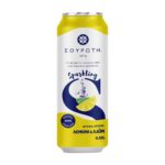Sparkling Water Souroti Lime - Lemon Can 330ml